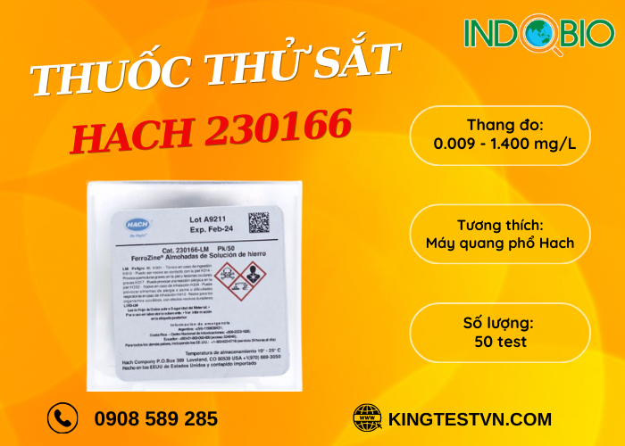 Bộ thuốc thử sắt Hach 230166